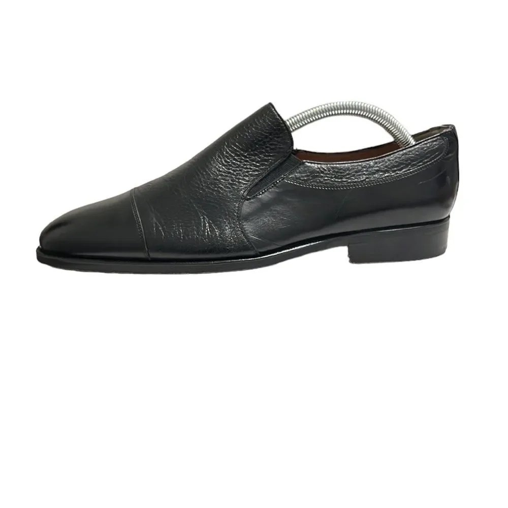 Stemar Black Loafers Size 8
